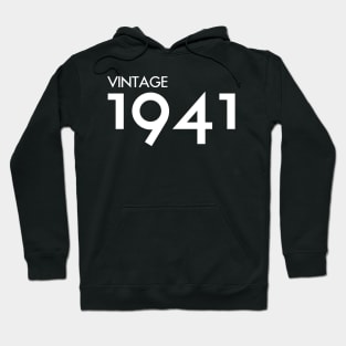Vintage 1941 Gift 79th Birthday Party Hoodie